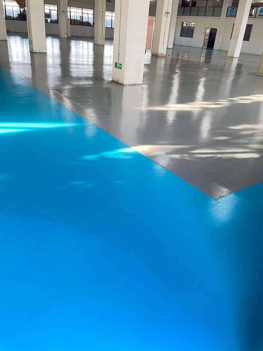Sơn phủ siêu chống mài mòn Polyurethane — Ảnh thi công thực tế