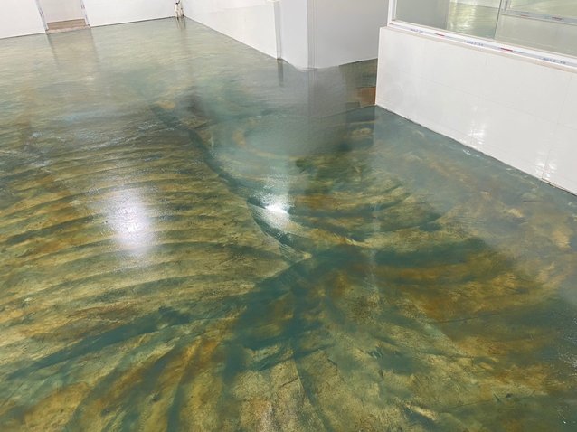 Sơn trung gian Epoxy (pha màu được) — Ảnh thi công thực tế
